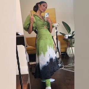 Aje | Dresses | Aje Puff Sleeved Dress 